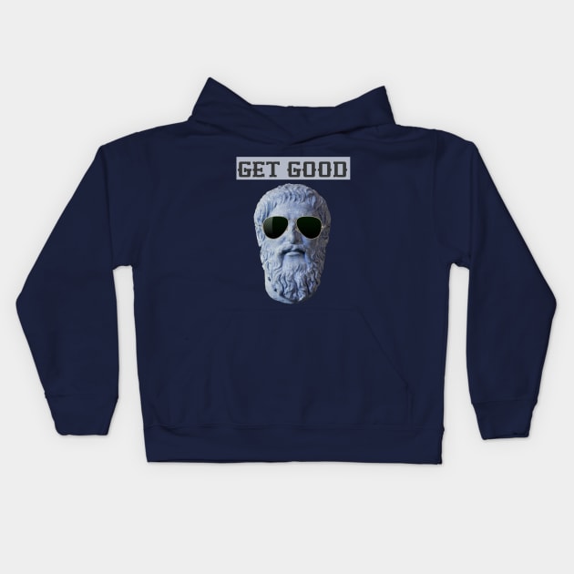 Plato: Get Good Kids Hoodie by neememes